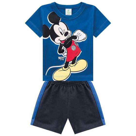 Imagem de Conjunto Brandili Malha Estampa Mickey Bebê - Brandili Baby