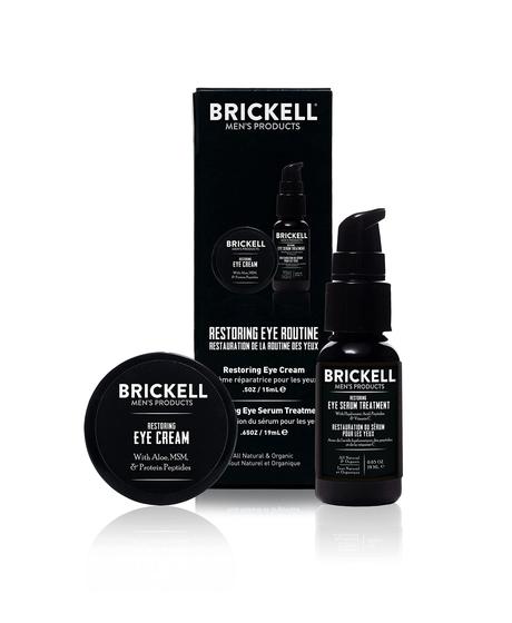 Imagem de Conjunto Brickell Restoring: Soro e Creme para Olhos Masculinos