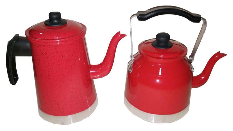 Imagem de Conjunto Bule 1.7L, Chaleira 1.7L Vermelho Pigmentado Belmar