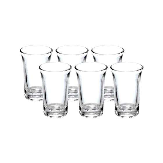 Imagem de Conjunto C/6 Copos Shot Dose Verona Vidro Bebida 40mL