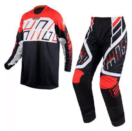 Imagem de Conjunto Calça + Camisa Asw Image Alpha 24 Trilha Motocross 