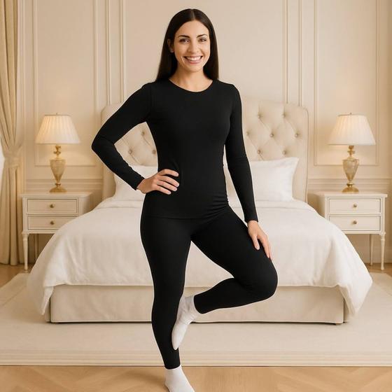 Segunda Pele CalÃ§as De Frio Feminina Calça Térmica Feminina