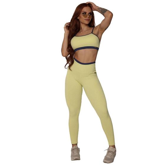 Imagem de Conjunto Calca Legging Bicolor Heart+Top Beehive Lima Moving