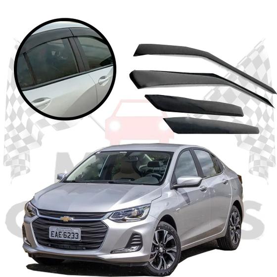 Imagem de Conjunto Calha De Chuva Gm Onix Plus Sedan 2019 2020