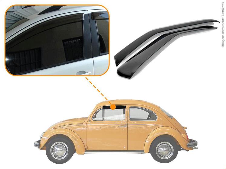 Imagem de Conjunto Calha de Chuva VW FUSCA 2 P