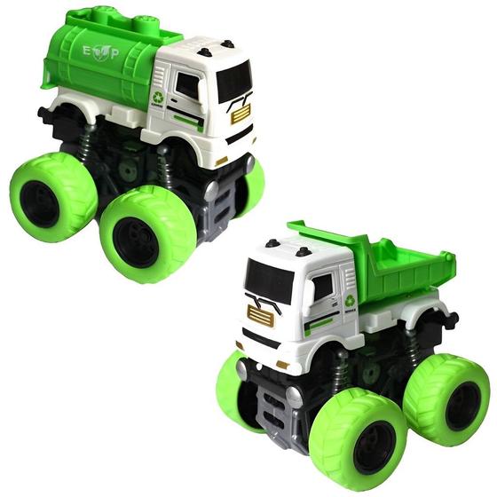 Imagem de Conjunto Caminhão Monster Off Road Truck C/ Fricção 360Graus 1059