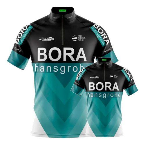 Imagem de Conjunto Camisa Ciclismo Bora Pai E Filho Esportiva Uv Mtb