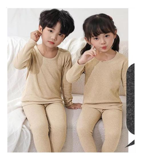 Imagem de Conjunto Camisa Térmica+ Calça Infantil Segunda Pele Inverno