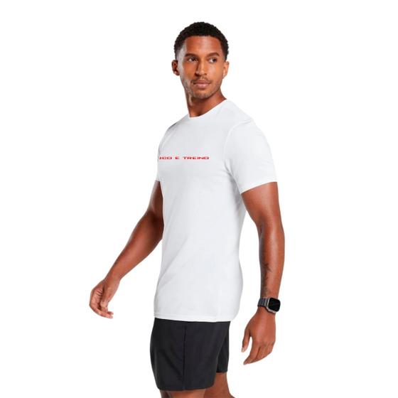 Imagem de Conjunto Camiseta Dry Fit, Short Tactel Academia Moda Praia Foco e Treino Masculino