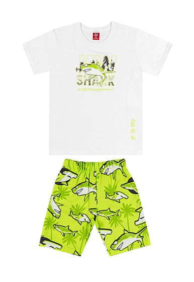 Imagem de Conjunto Camiseta e Bermuda Shark Infantil Bee Loop