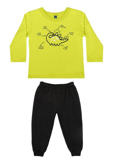 Imagem de Conjunto Camiseta e Calça Bebê Menino Bee Loop