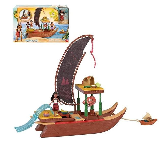 Imagem de Conjunto Canoa De Aventuras Da Moana 2 Disney - Mattel