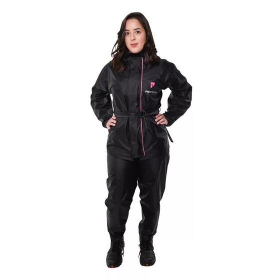 Conjunto Capa de Chuva Nylon Feminino Pioneira Storm Moto Menor preço em Conjunto Capa de Chuva Nylon Feminino Pioneira Storm Moto