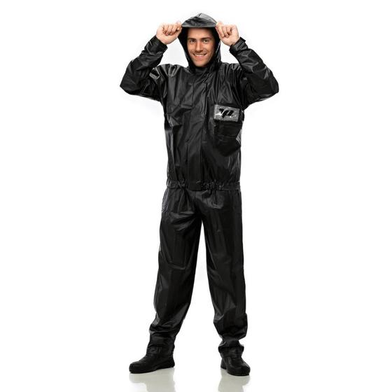 Imagem de Conjunto Capa De Chuva Pvc Tornado Capuz e Bolso Pantaneiro