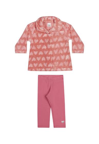 Imagem de Conjunto Casaco Legging Infantil Molecotton Elian