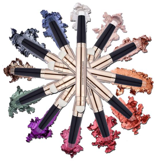 Imagem de Conjunto CCBeauty de 12 Batons Cremosos com Brilho - 2 em 1