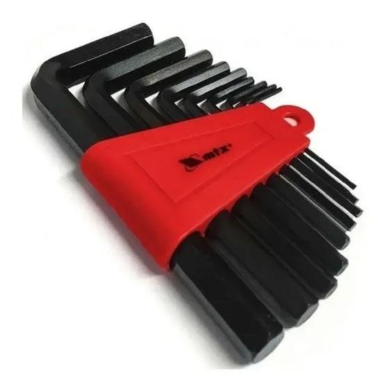 Imagem de Conjunto chave hexagonal 09 pcs - curtas mm mtx 112269