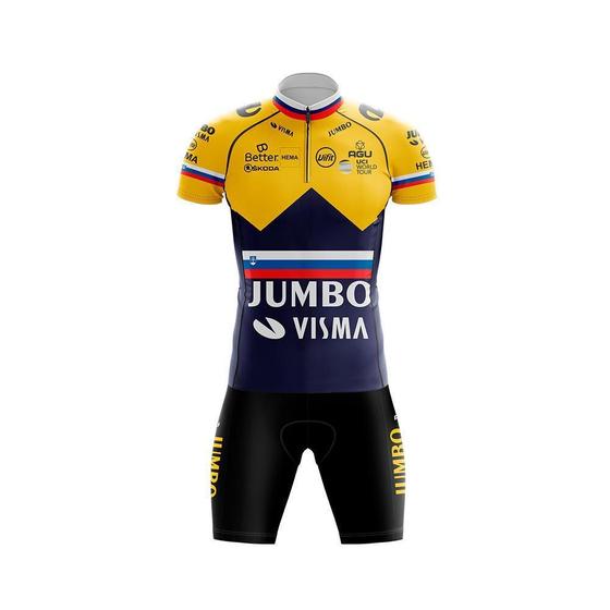 Imagem de Conjunto Ciclismo Bermuda E Camisa Gpx Jumbo Eslováquia-Gg