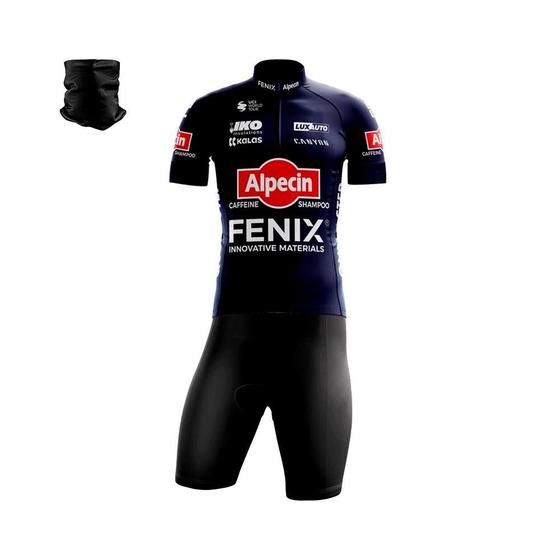 Imagem de Conjunto Ciclismo Bermuda e Camisa GPX Sports Fenix Forro Espuma + Bandana