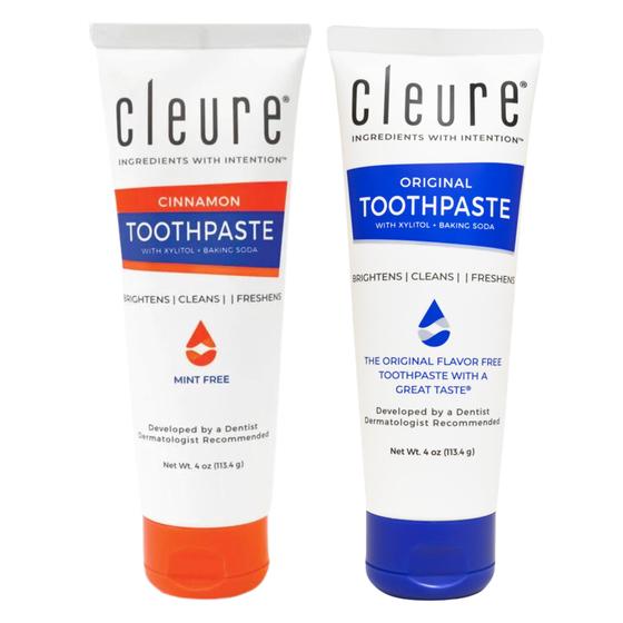 Imagem de Conjunto Cleure Original e Canela - Pasta de Dentes 120ml (2 x 60ml)