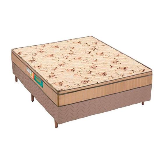 Imagem de Conjunto Colchão Polar D33 Pérola Bege +Cama 138x188