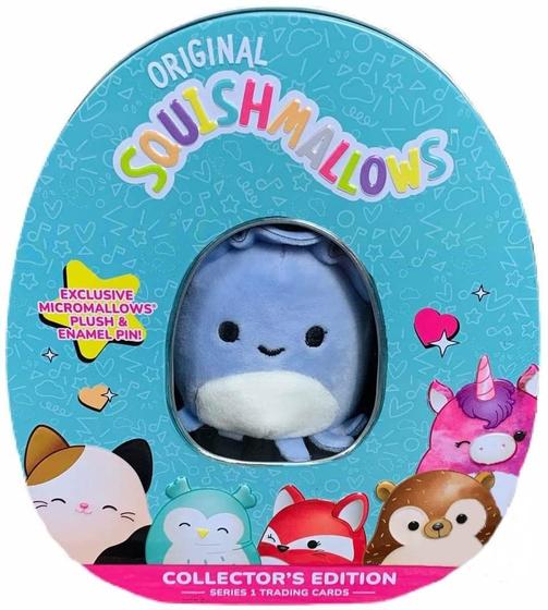 Imagem de Conjunto Colecionador Squishmallows Stacy The Squid com Pin