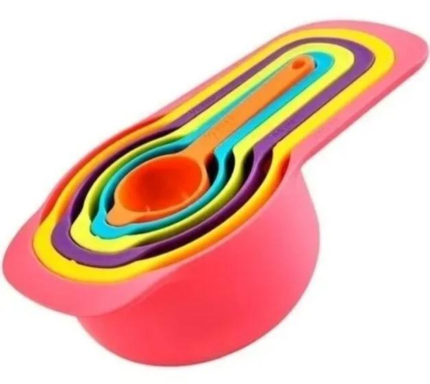 Imagem de Conjunto Colher Xicaras De Medida Com 6 Peças