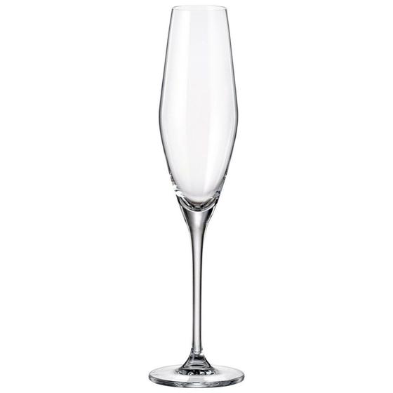 Imagem de Conjunto com 06 taças para champagne loxia cristal bohemia 58662 - 210ml
