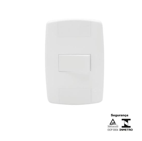 Imagem de Conjunto com 1 Interruptor 10A 250V - ILUMI