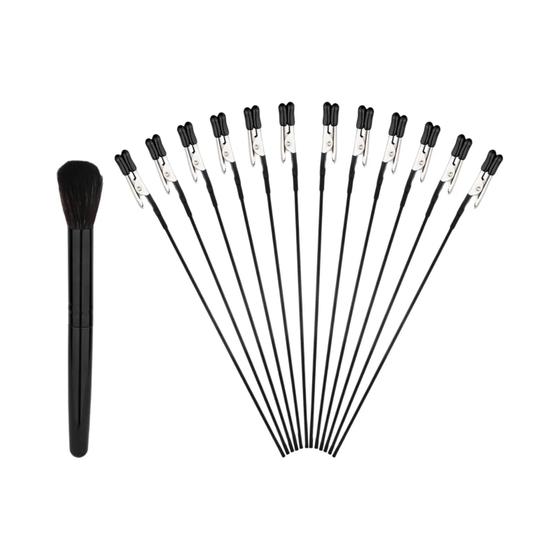 Imagem de Conjunto com 12 Varas de Jacaré com Pontas de Borracha e Suporte de Base para Pintura