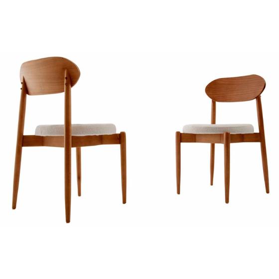 Imagem de Conjunto com 2 cadeiras Ballare em Madeira Maciça para Sala de Jantar