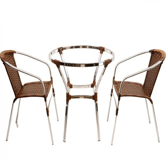Conjunto com 2 Cadeiras Floripa e Mesa Ascoli Trama Original Menor preço em Conjunto com 2 Cadeiras Floripa e Mesa Ascoli Trama Original