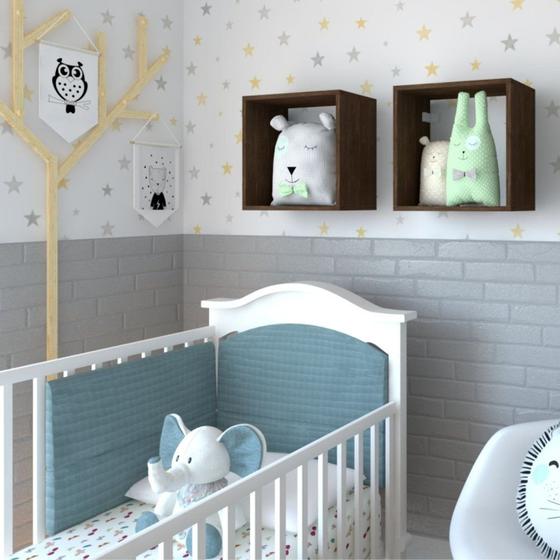 Imagem de Conjunto com 2 Nichos Quarto Infantil Bramov Móveis