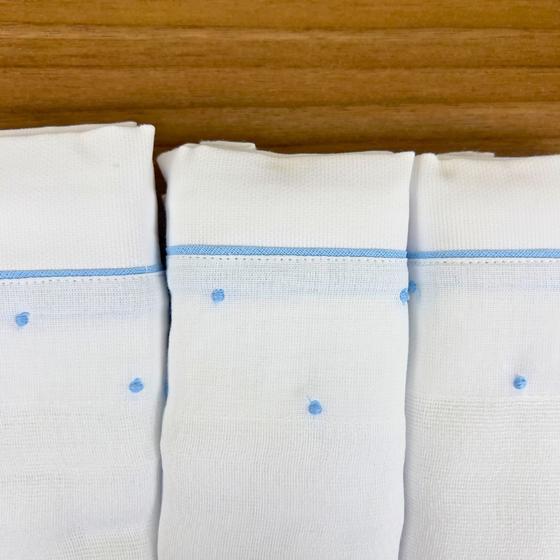 Imagem de Conjunto com 3 Fraldas 100% Algodão - Azul