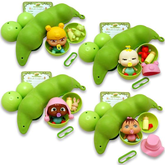 Imagem de Conjunto com 4 Bebês Toy Nature Bound Pea Pod - Com Acesso