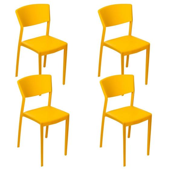 Imagem de Conjunto com 4 Cadeiras para Jardim Oui
