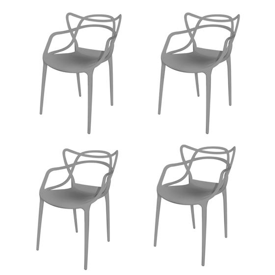 Imagem de Conjunto com 4 Cadeiras para Sala de Estar Berrini