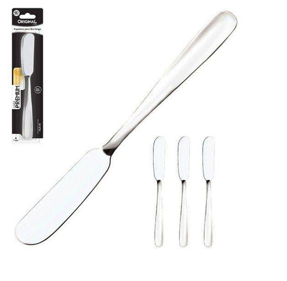 Imagem de Conjunto com 4 Espátulas de Inox para Manteiga Patê - KOPECK