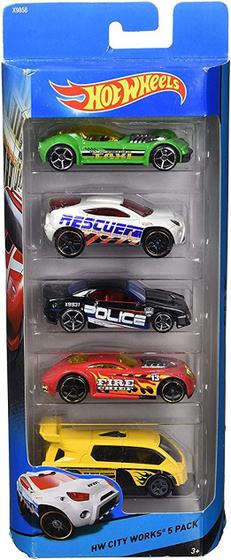 Imagem de Conjunto Com 5 Carrinhos Hot Wheels Mattel Sortidos