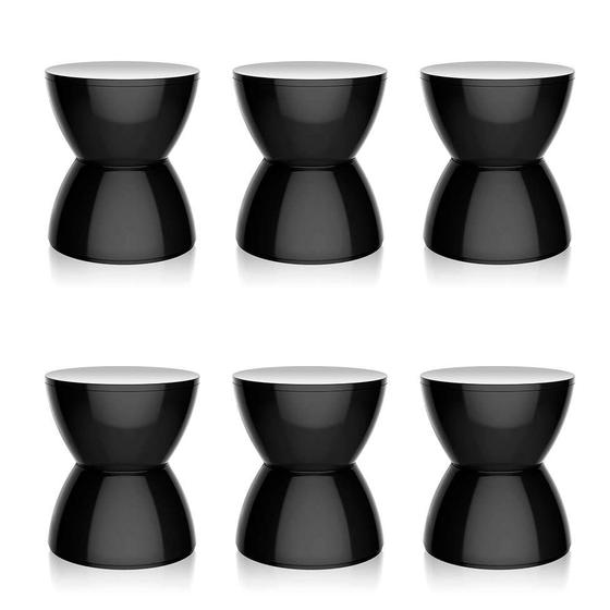 Imagem de Conjunto com 6 Bancos Hydro Preto