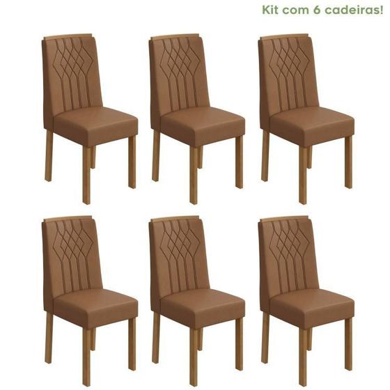Imagem de Conjunto com 6 Cadeiras para Sala de Jantar