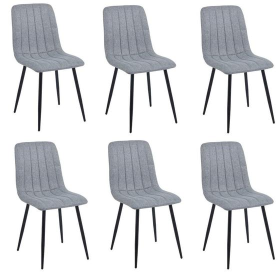 Imagem de Conjunto com 6 Cadeiras V1002 89cm X 44cm