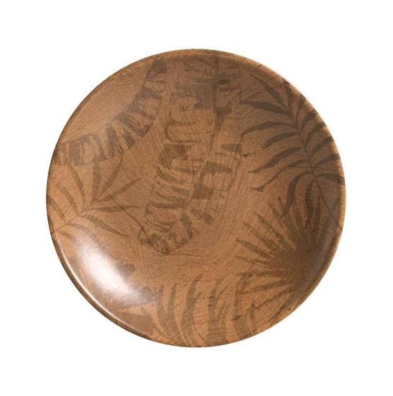 Imagem de Conjunto com 6 Pratos Fundo Coup Palm Tree Terracota Ø25cm - Alleanza Cerâmica