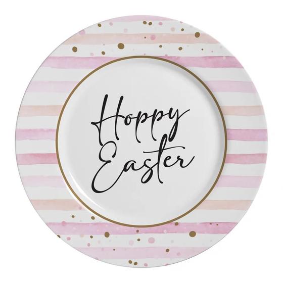 Imagem de Conjunto com 6 Pratos Raso Happy Easter Pascoa Ø29cm