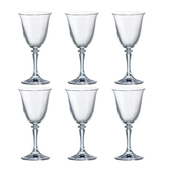 Imagem de Conjunto Com 6 Taças Para Vinho Branco Branta 250ml Bohemia Crystalite