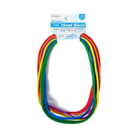 Imagem de Conjunto com 6 Tiaras Elásticas para Ioga - Antiderrapantes e Absorventes de Suor
