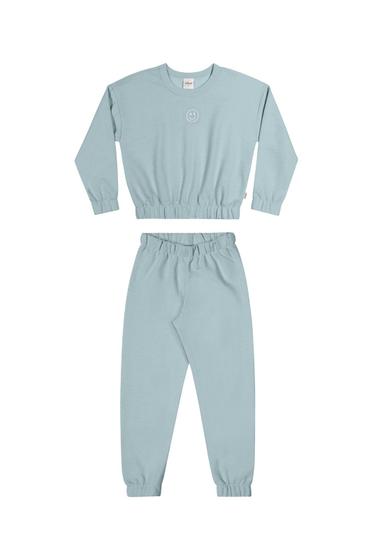 Imagem de Conjunto com Blusão e Calça em Moletom Colors Elian