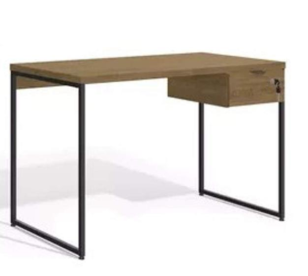 Imagem de Conjunto com Mesa para Escritório 02 Peças Linha Industrial CJ14-058 Kappesberg