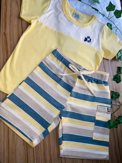 Imagem de Conjunto com Short Ding Dang - Amarelo Premium