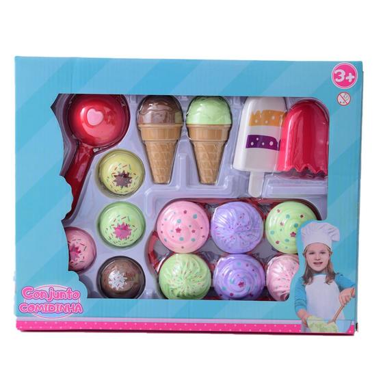 Imagem de Conjunto Comidinha - Sorvetes e Cupcakes - ST Import